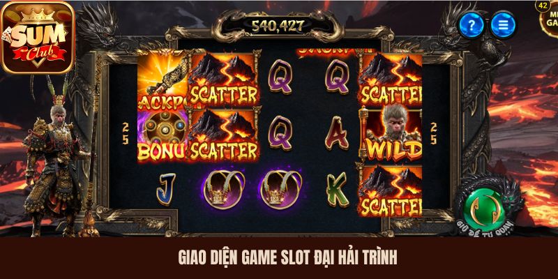 Giao diện game slot Đại Hải Trình