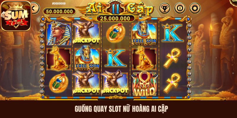 Guồng quay slot Nữ Hoàng Ai Cập